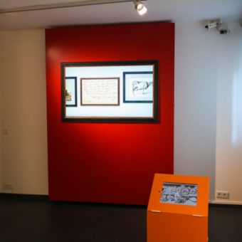 Medienstation im Geburtshaus