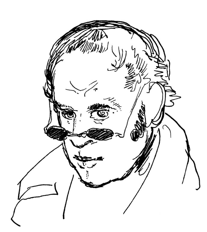 Rudolphe Töpffer - Selbstportrait 1840
