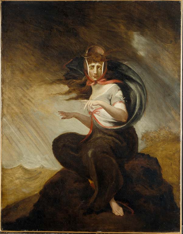 Johann Heinrich Füssli: Die wahnsinnige Kate, 1806/07, Öl auf Leinwand, 91 x 71 cm, Freies Deutsches Hochstift / Frankfurter Goethe-Museum, Foto: Ursula Edelmann