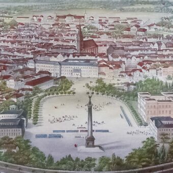 Hannover Luftbild um 1850