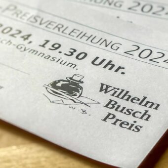 Einladungskarte Wilhelm-Busch-Preis 2024