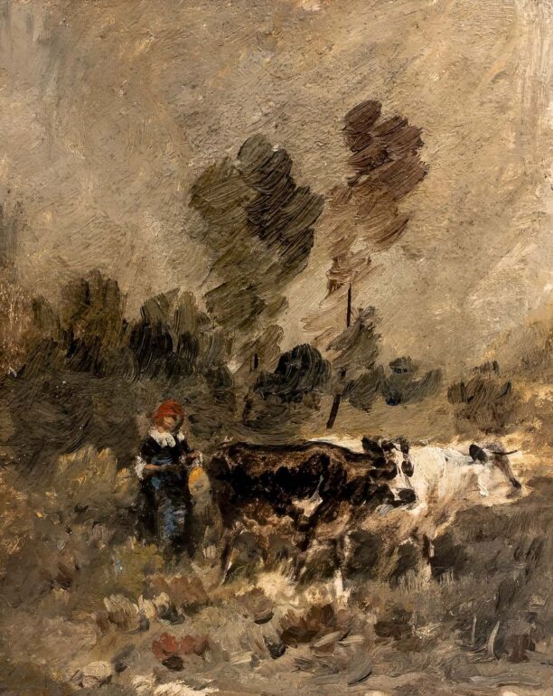 "Kühe auf der Weide" von Wilhelm Busch