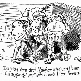 Die drei Räuber von Wilhelm Busch